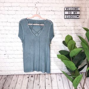 American Eagle outfitters Blue Top